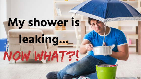 My shower is leaking…NOW WHAT?!